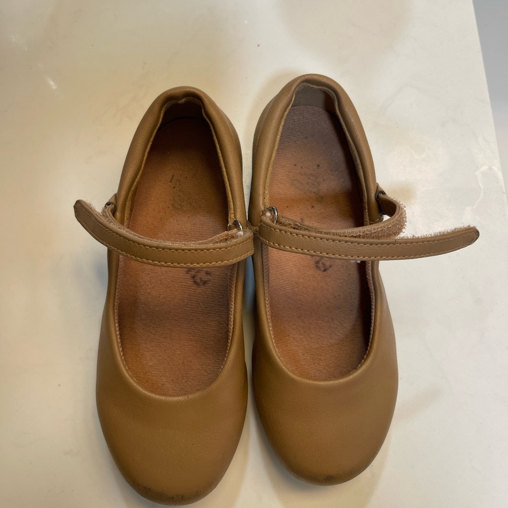 Classic Tan Kids Tap Shoes